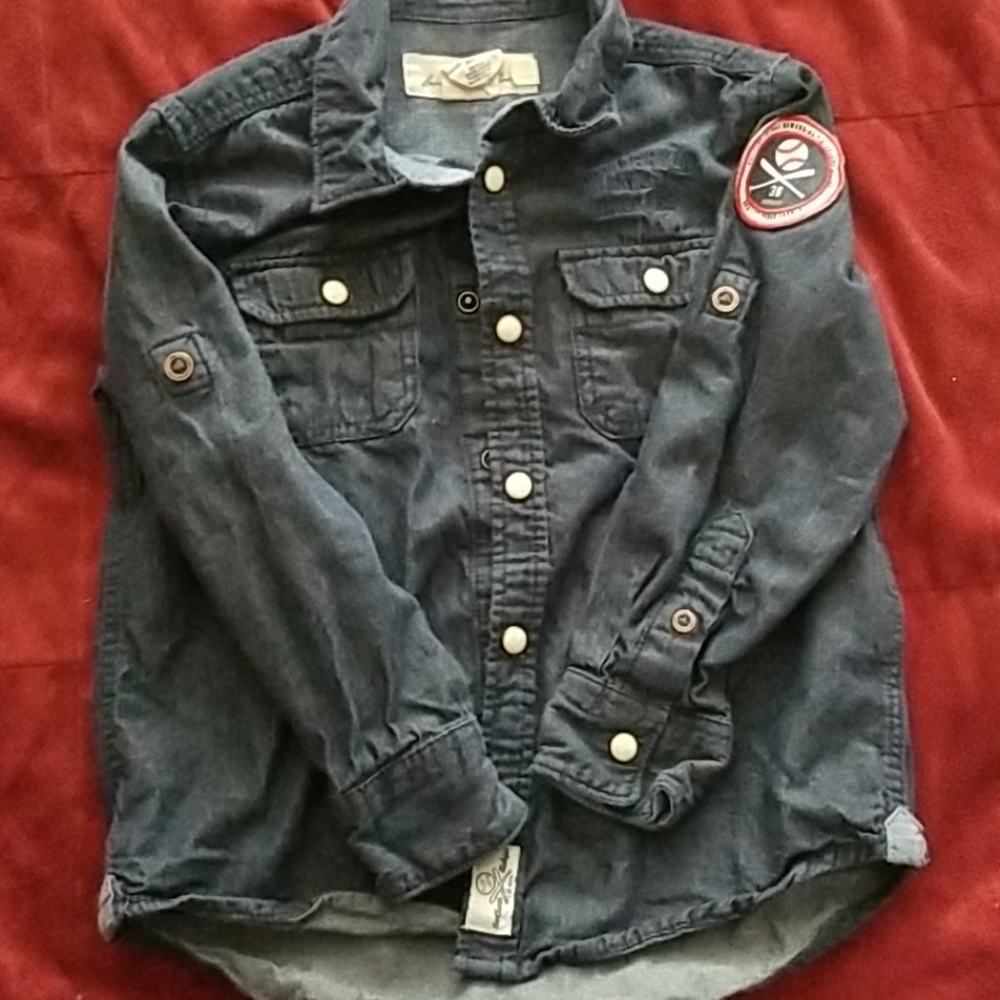 Chambray button down shirt